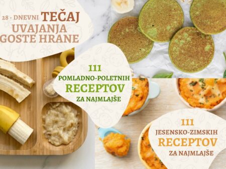 Tečaj uvajanja goste hrane + 2x e-knjižica receptov